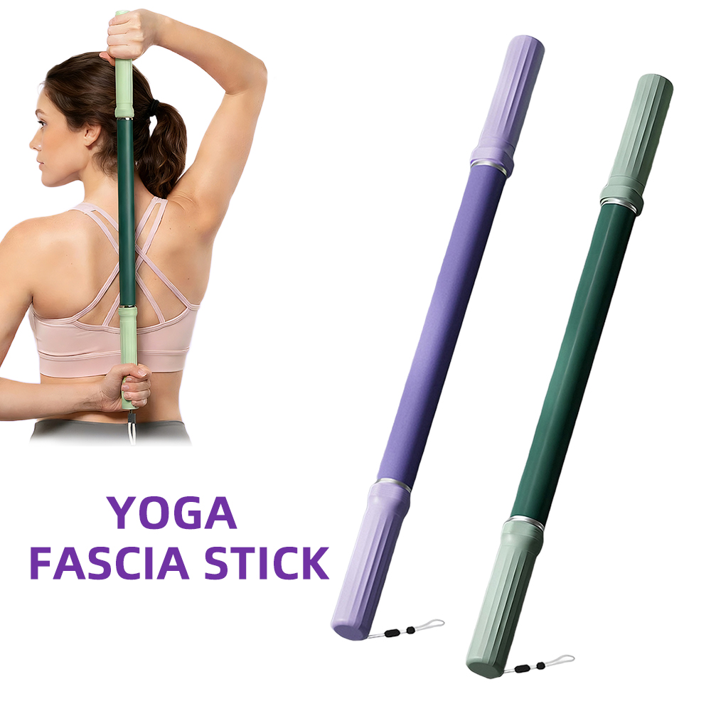 Pilates Yoga Bar - Bastão de Yoga Ergonômico para Massagem
