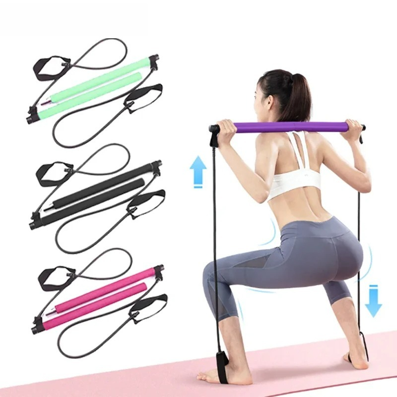 Pilates And Yoga Combined - Barra de Pilates Multifuncional, Barra de