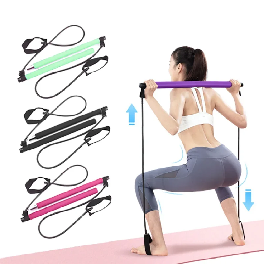 Pilates And Yoga Combined - Multifuncional barra de pilates combinação barra