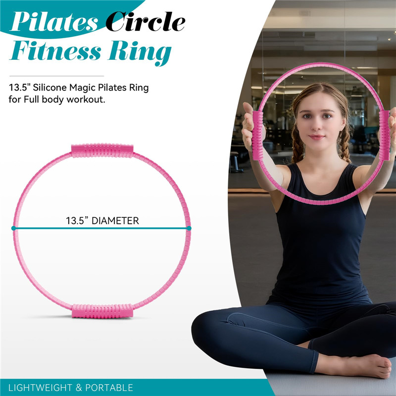 Pilates Yoga Circle - Anel de Yoga de Silicone Ecológico