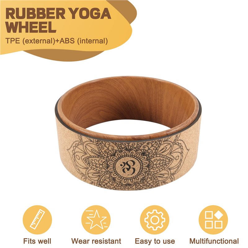 Roda de Yoga A65G-Cork para Po - Yoga Wheel Dharma avaliação e preço