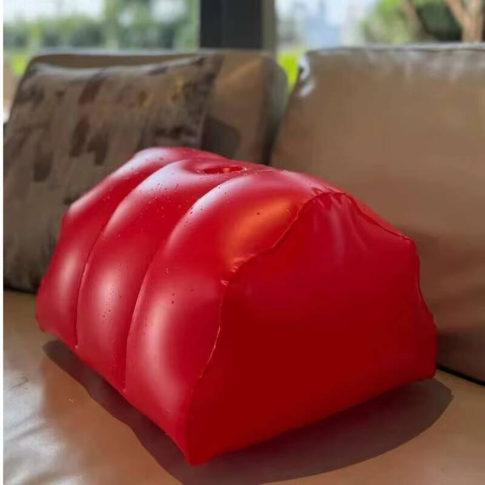 Travesseiro inflável de couro  - Bolster Cushion Round avaliação e preço