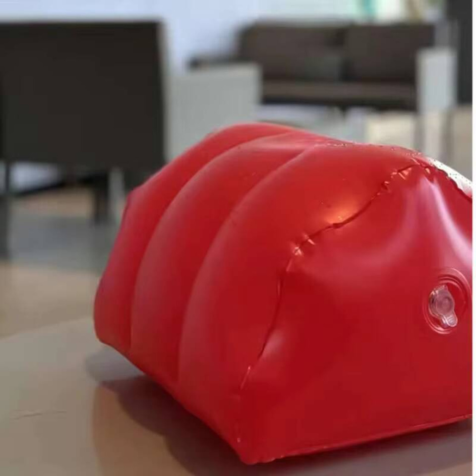 Travesseiro inflável de couro  - Bolster Cushion Round avaliação e preço