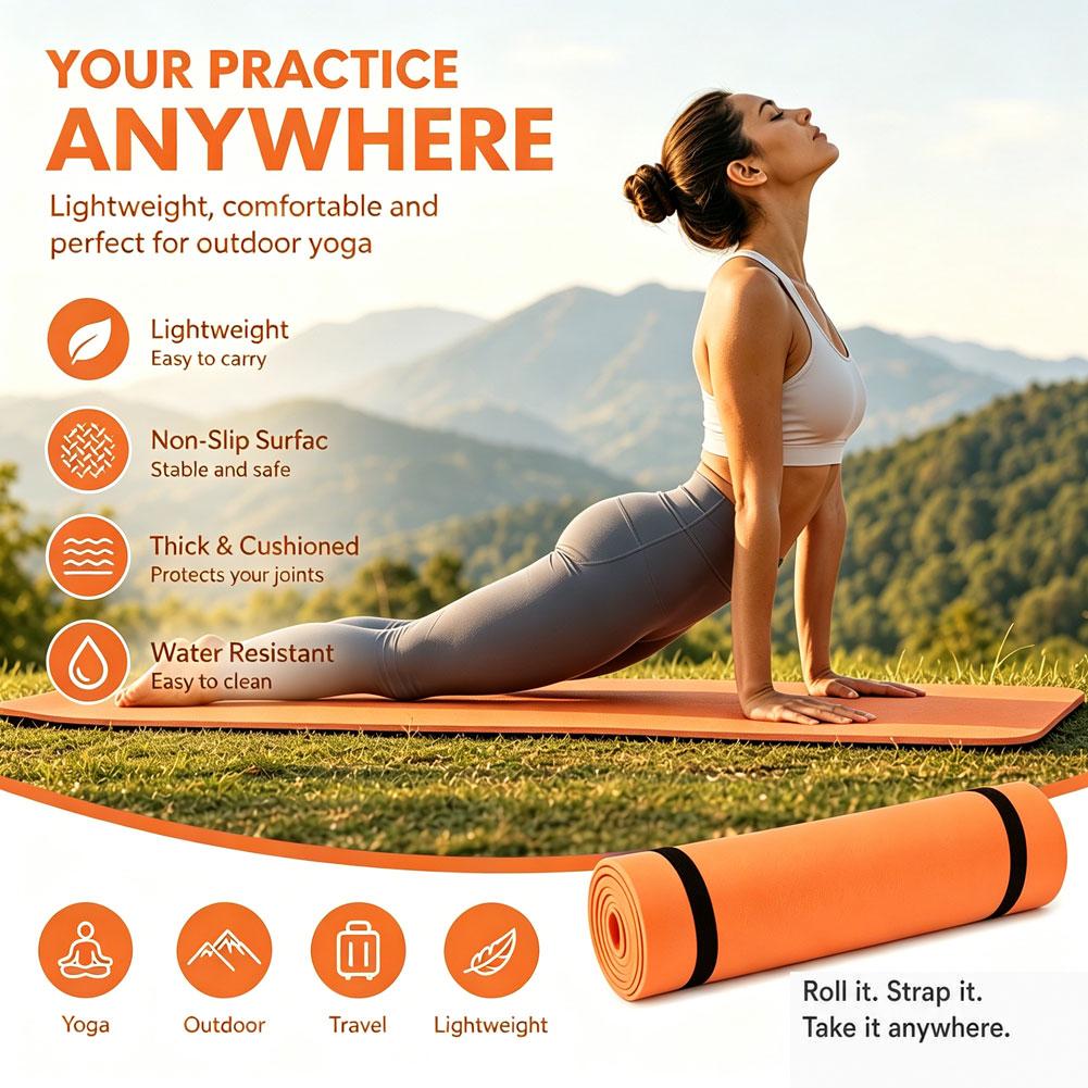 Tapete de Exercício Antiderrap - Pilates Yoga Mat avaliação e preço