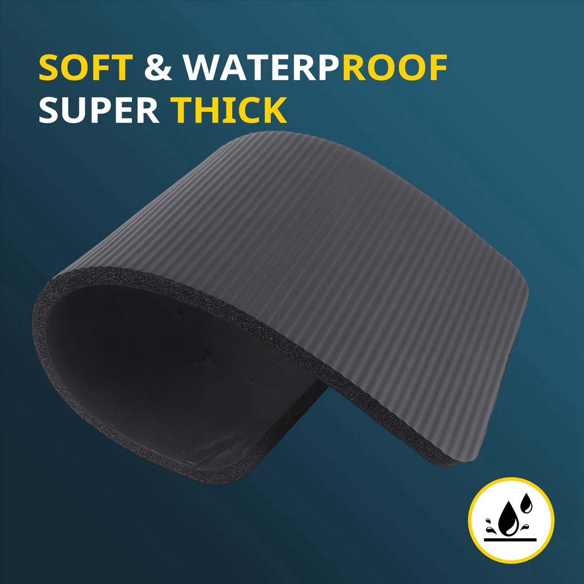 Tapete de Yoga Doings de 15MM  - Pilates Yoga Knee Pads avaliação e preço