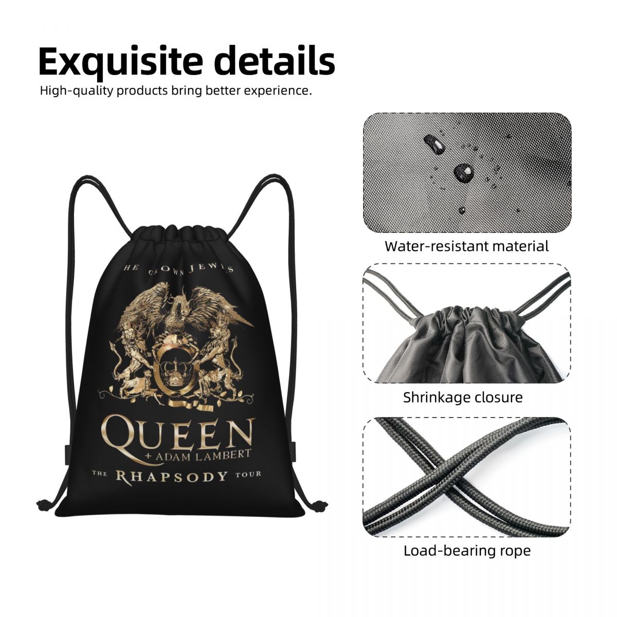 Custom Freddie Mercury Crown D - Pilates Yoga Bag avaliação e preço