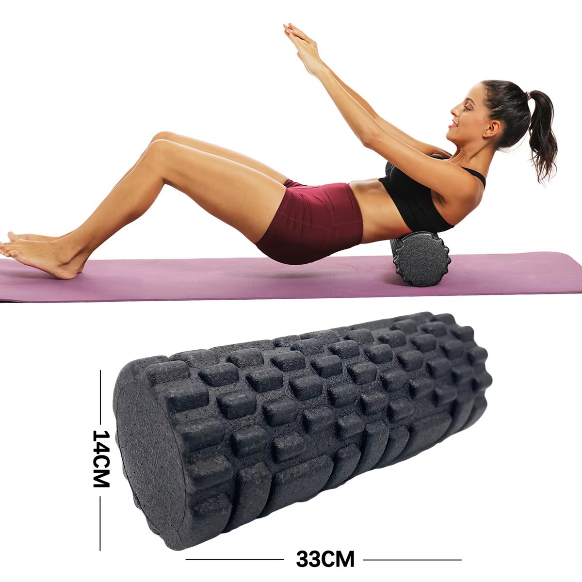 30/33cm rolo de espuma de fitn - Pilates Yoga Bar avaliação e preço