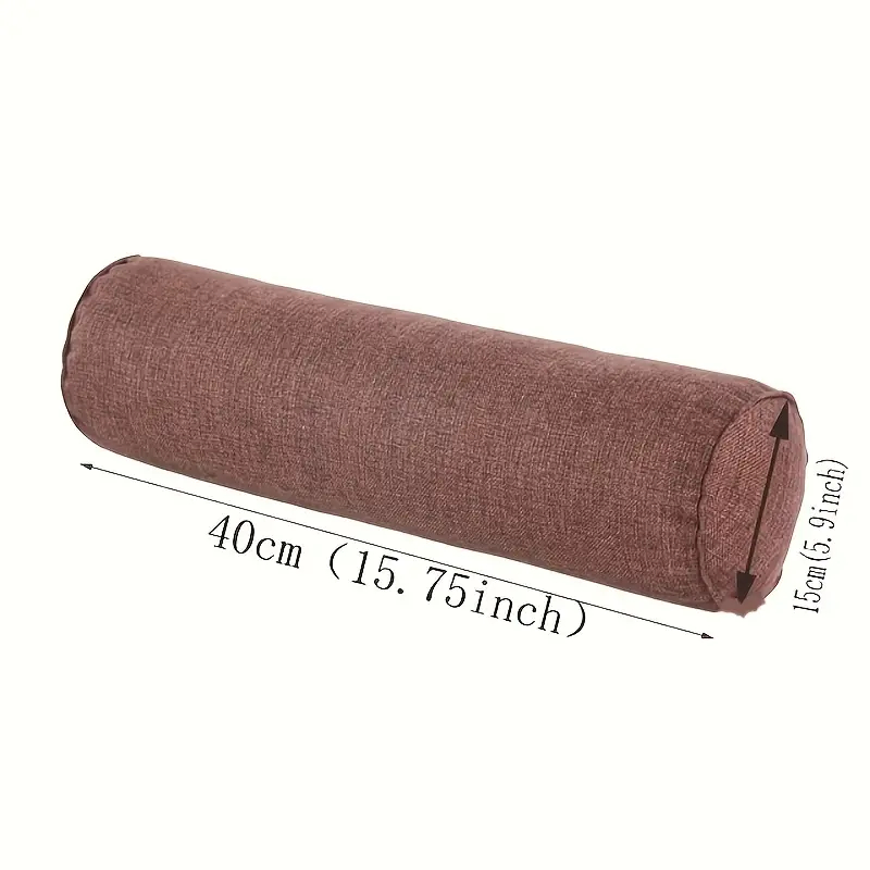 1pc Capa de Almofada de Linho  - Bolster Cushion Round avaliação e preço