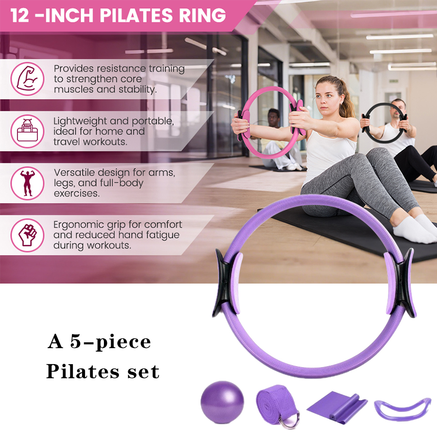 Logotipo personalizado 5 peças - Pilates Yoga Circle avaliação e preço