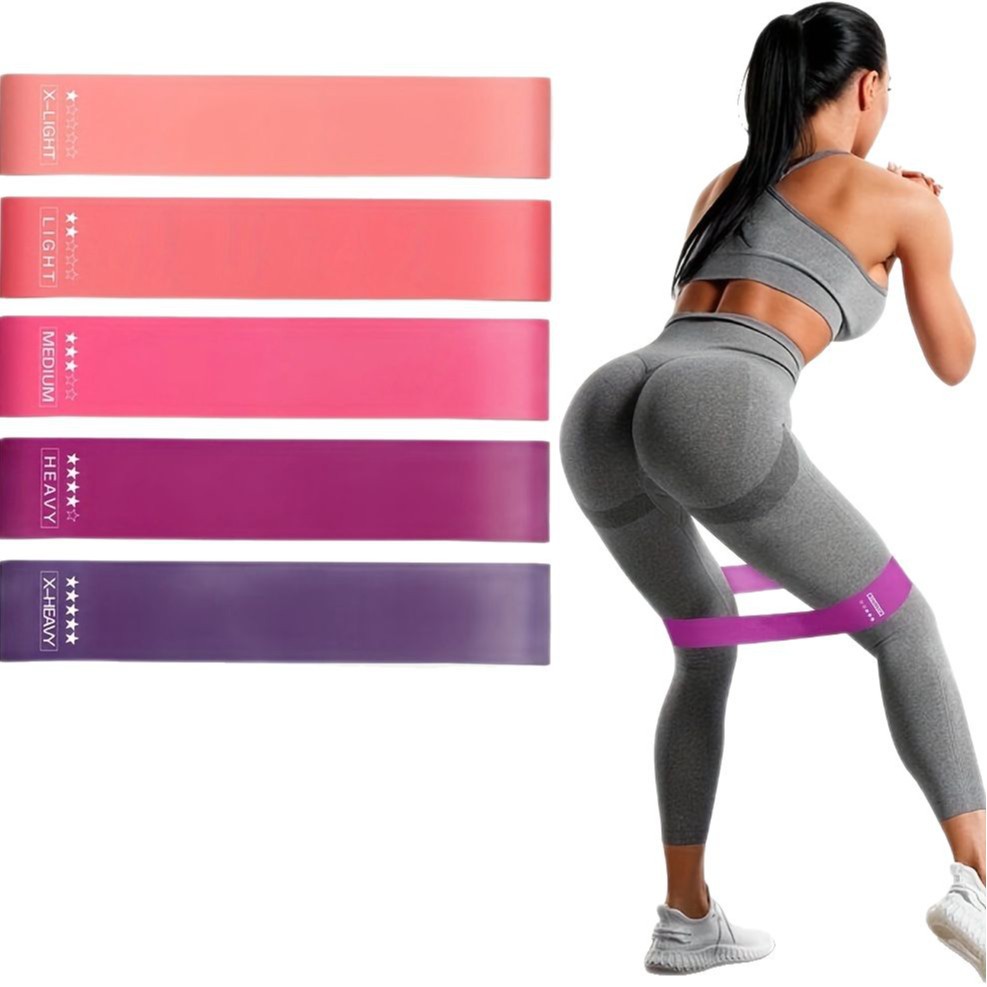 Conjunto de 5 Faixas de Resist - Pilates Yoga Bar avaliação e preço
