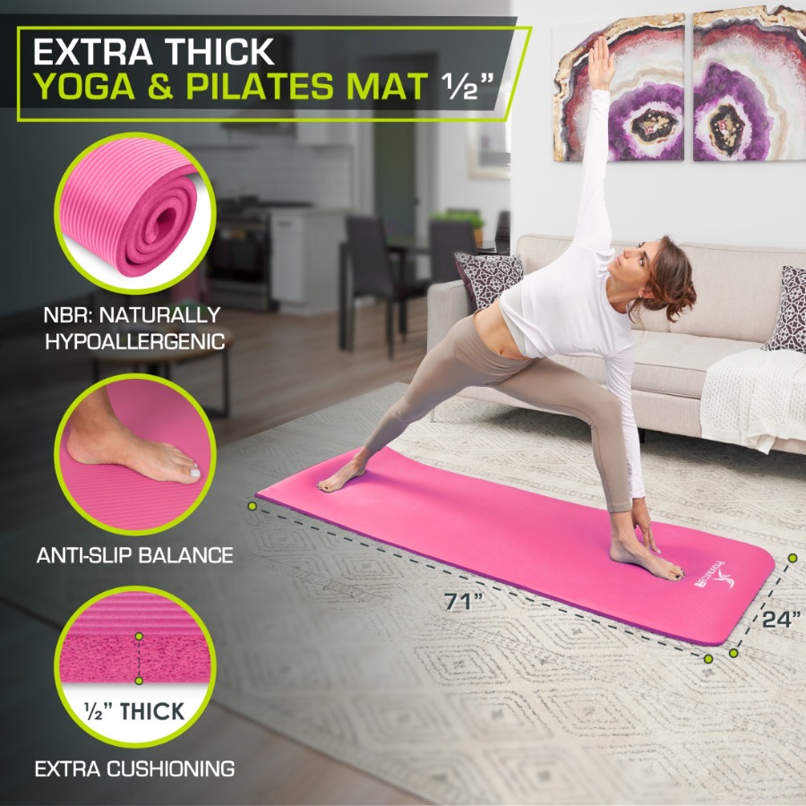 Tapete de Yoga e Pilates Extra - Pilates Yoga Or avaliação e preço