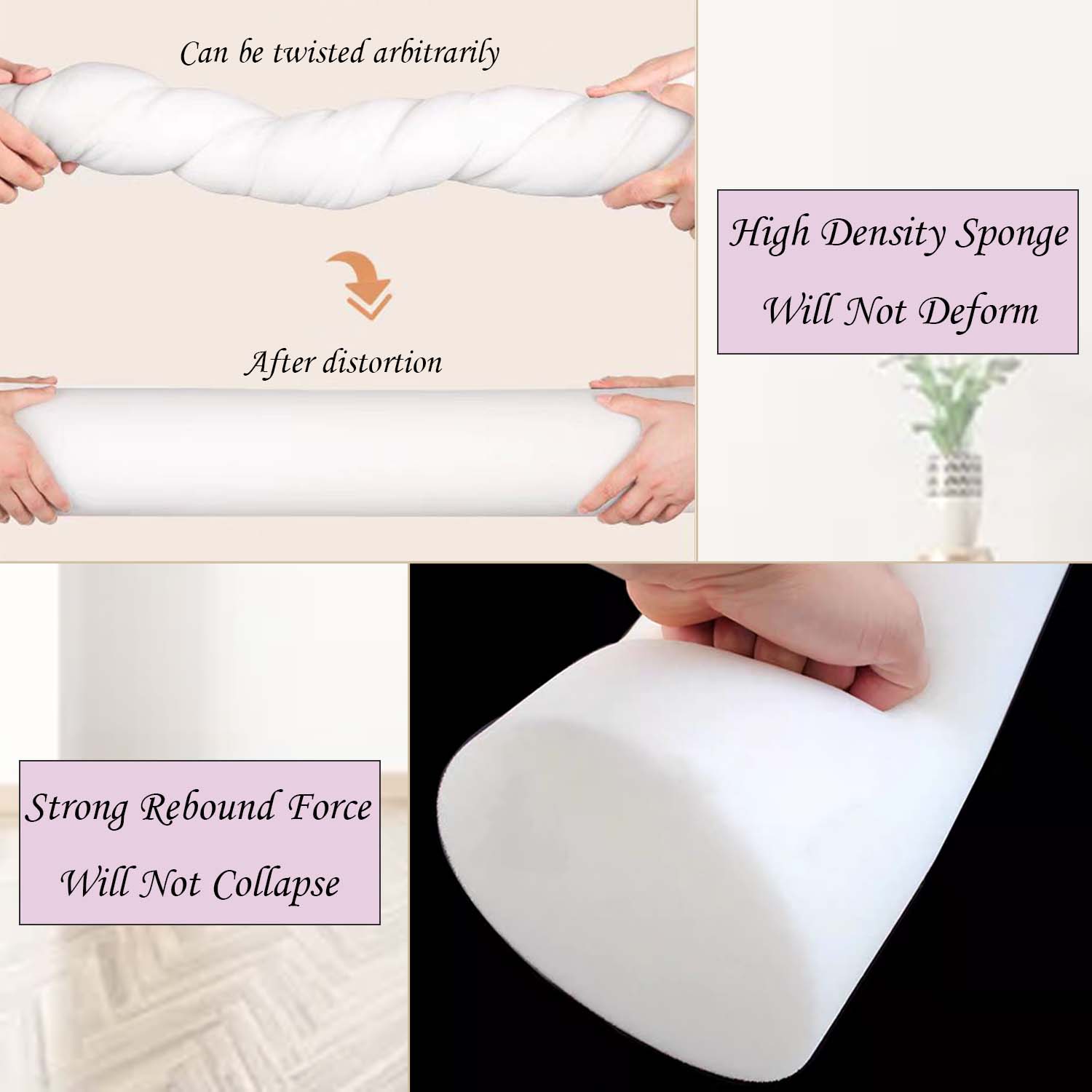 Travesseiro redondo longo de v - Bolster Cushion Round avaliação e preço