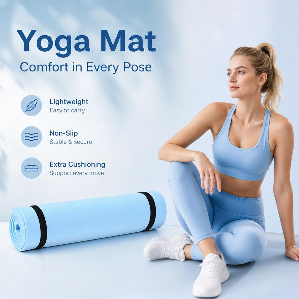 Tapete de ioga grosso antiderr - Pilates Yoga Mat avaliação e preço