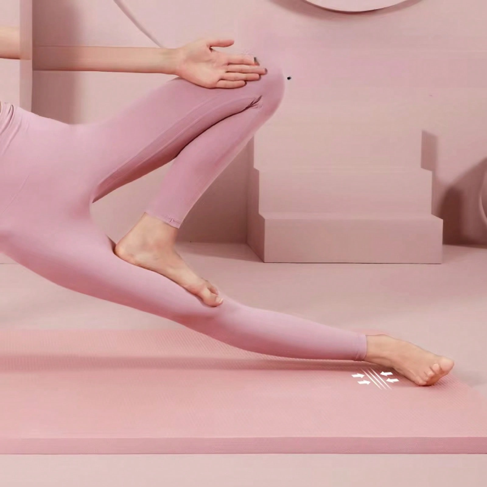 Tapete de Yoga Rosa Antiderrap - Pilates Yoga Mat avaliação e preço