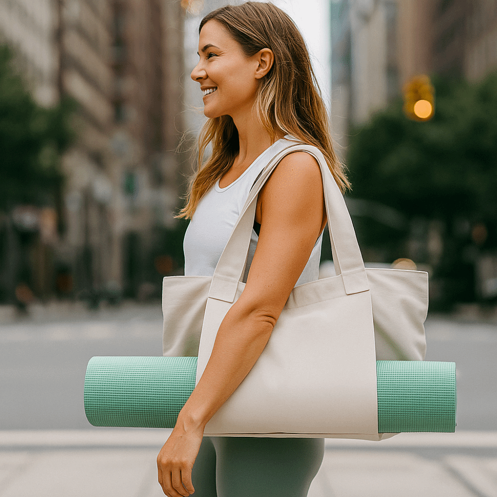 Grande capacidade esteira de y - Pilates Yoga Bag avaliação e preço