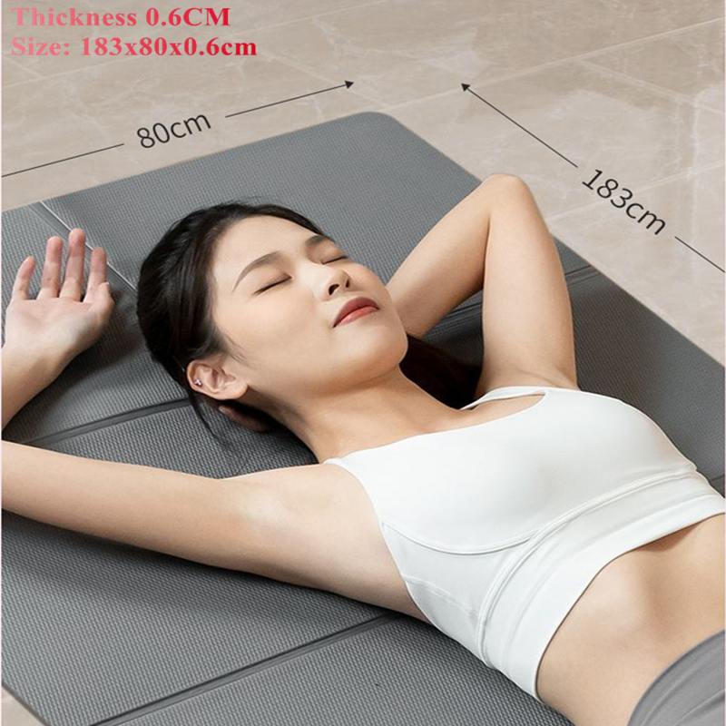 183x80cm 6mm engrossar tapete  - Pilates Yoga Mat avaliação e preço