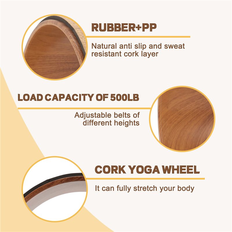 Roda de Yoga de Cortiça Econôm - Yoga Wheel Dharma avaliação e preço