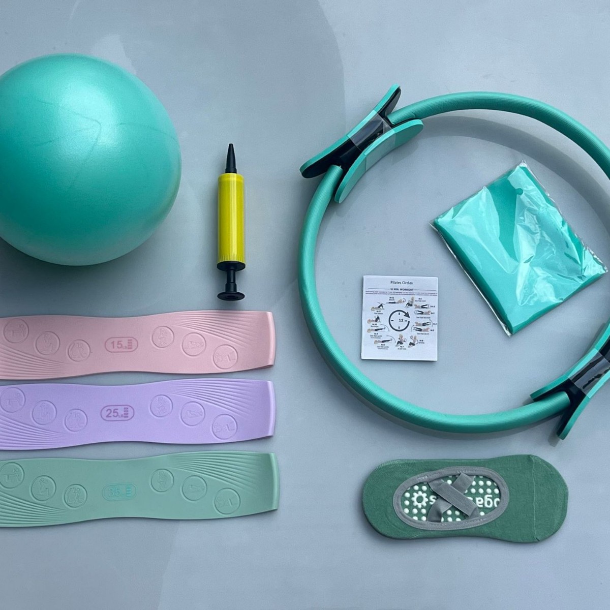 Conjunto de 7 Peças para Pilat - Pilates And Yoga Combined avaliação e preço